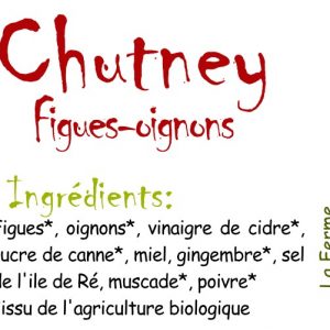 Chutney figues - oignons