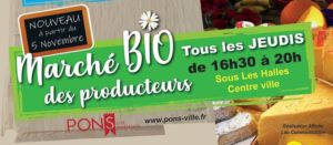 Marché Bio de Pons @ Halles de Pons | Pons | Nouvelle-Aquitaine | France